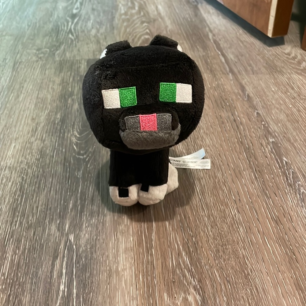 RARE Minecraft Baby Black Cat Plushie